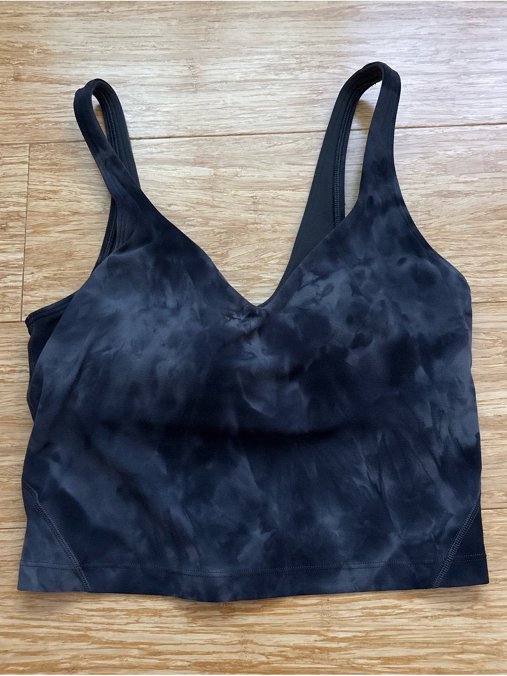 lululemon athletica Black Tie-Dye align tank